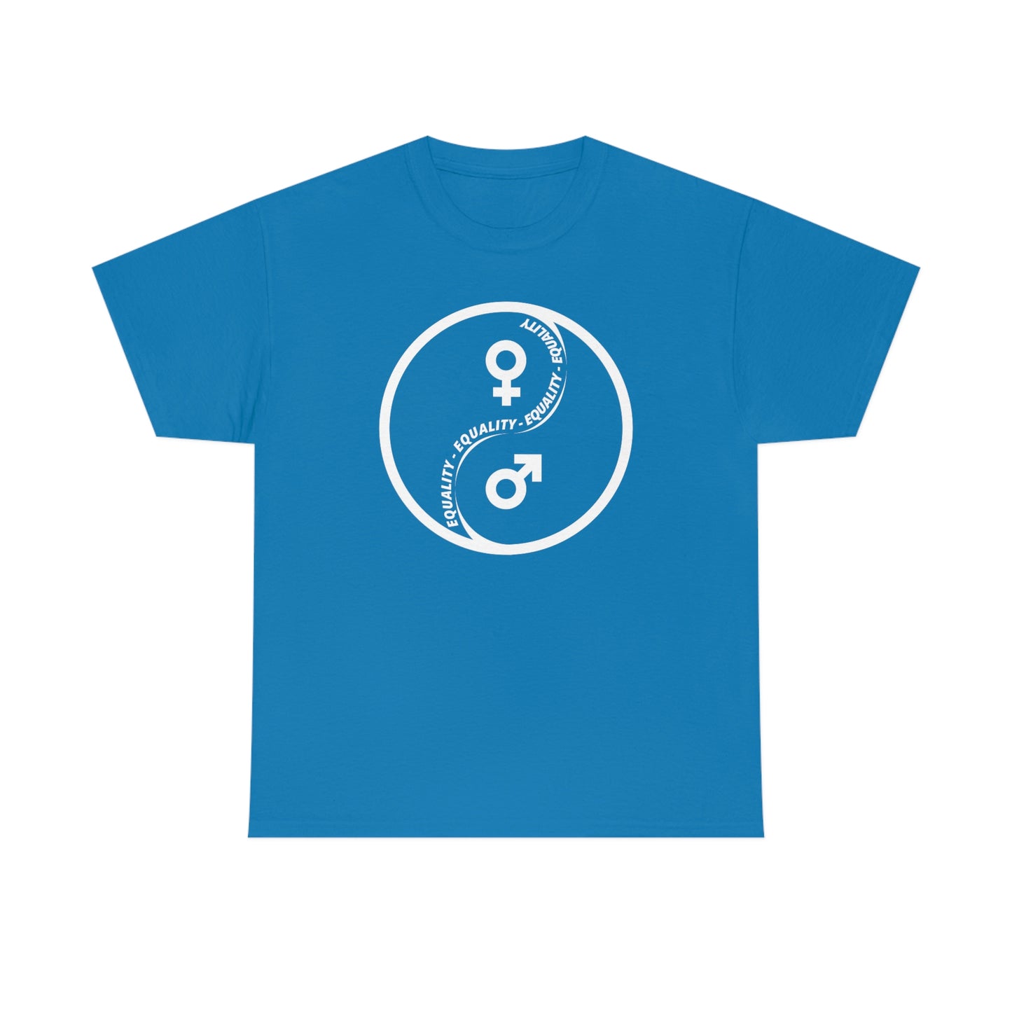Yin Yang Equality - Gender Equality - Unisex Heavy Cotton Tee