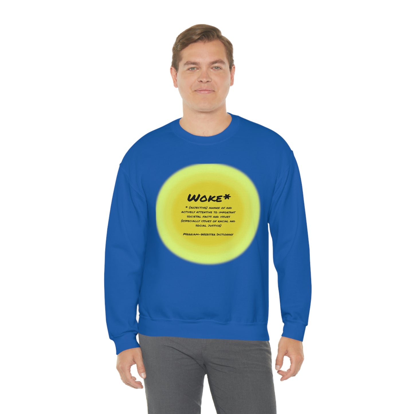Woke Definition Unisex Heavy Blend™ Crewneck Sweatshirt