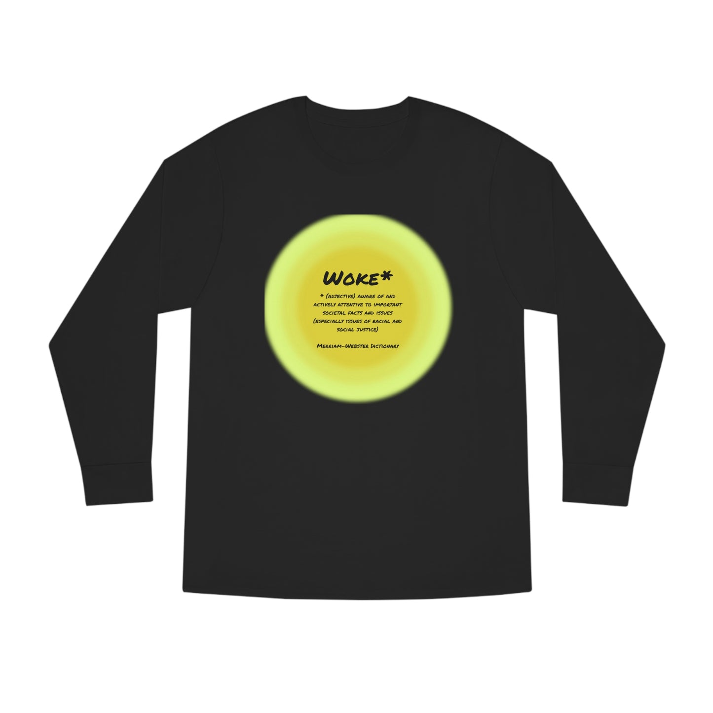 Woke - Definition Long Sleeve Crewneck Tee