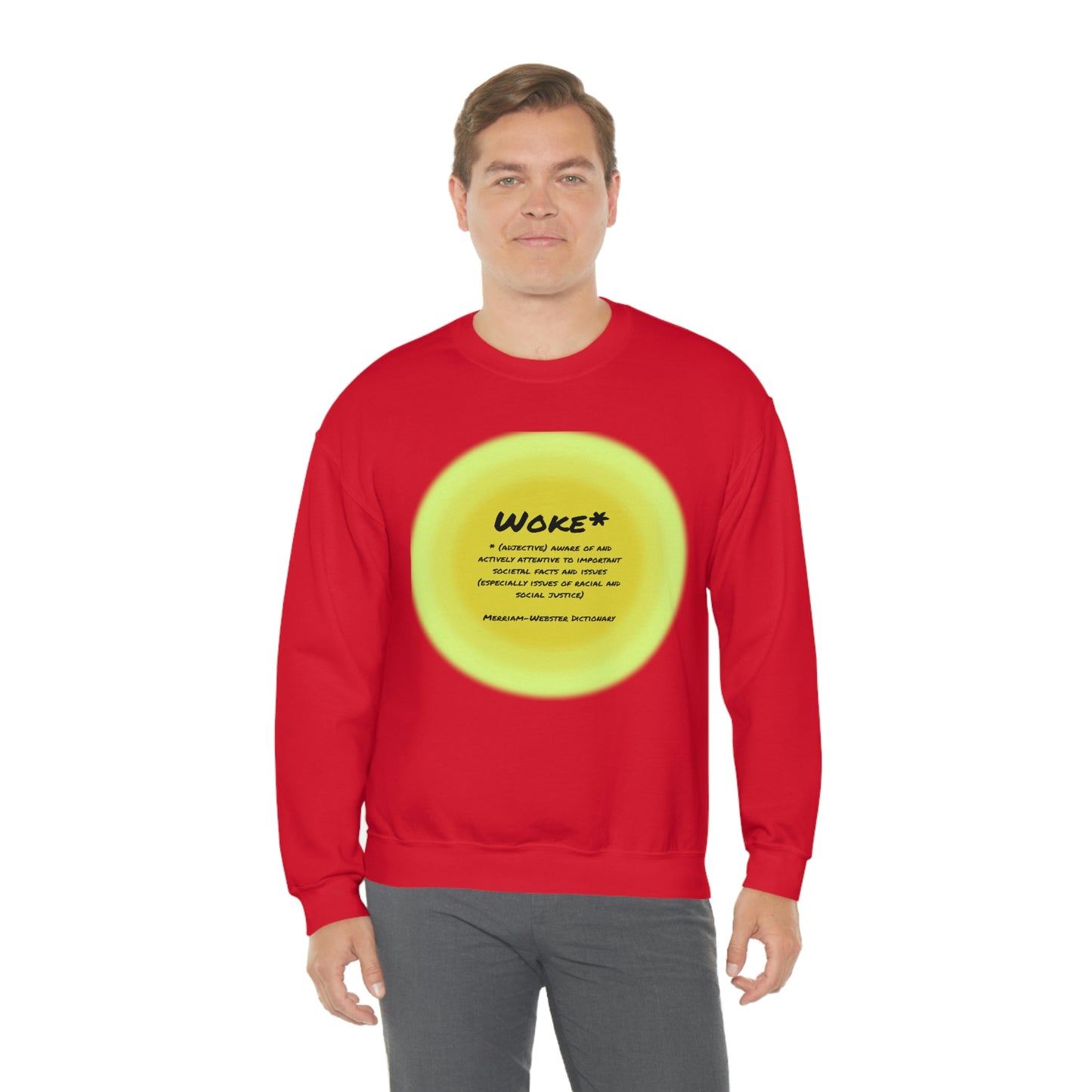 Woke Definition Unisex Heavy Blend™ Crewneck Sweatshirt