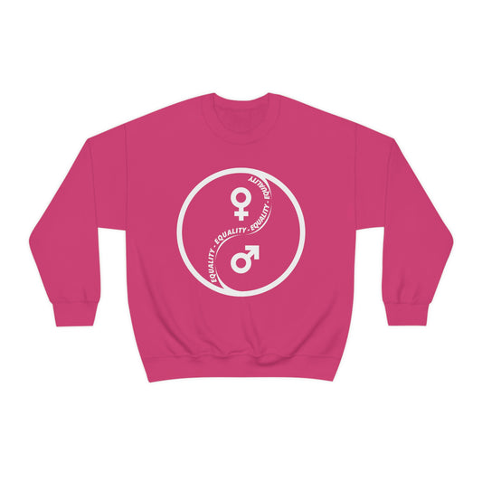 Yin Yang Equality - Gender Equality - Unisex Heavy Blend™ Crewneck Sweatshirt
