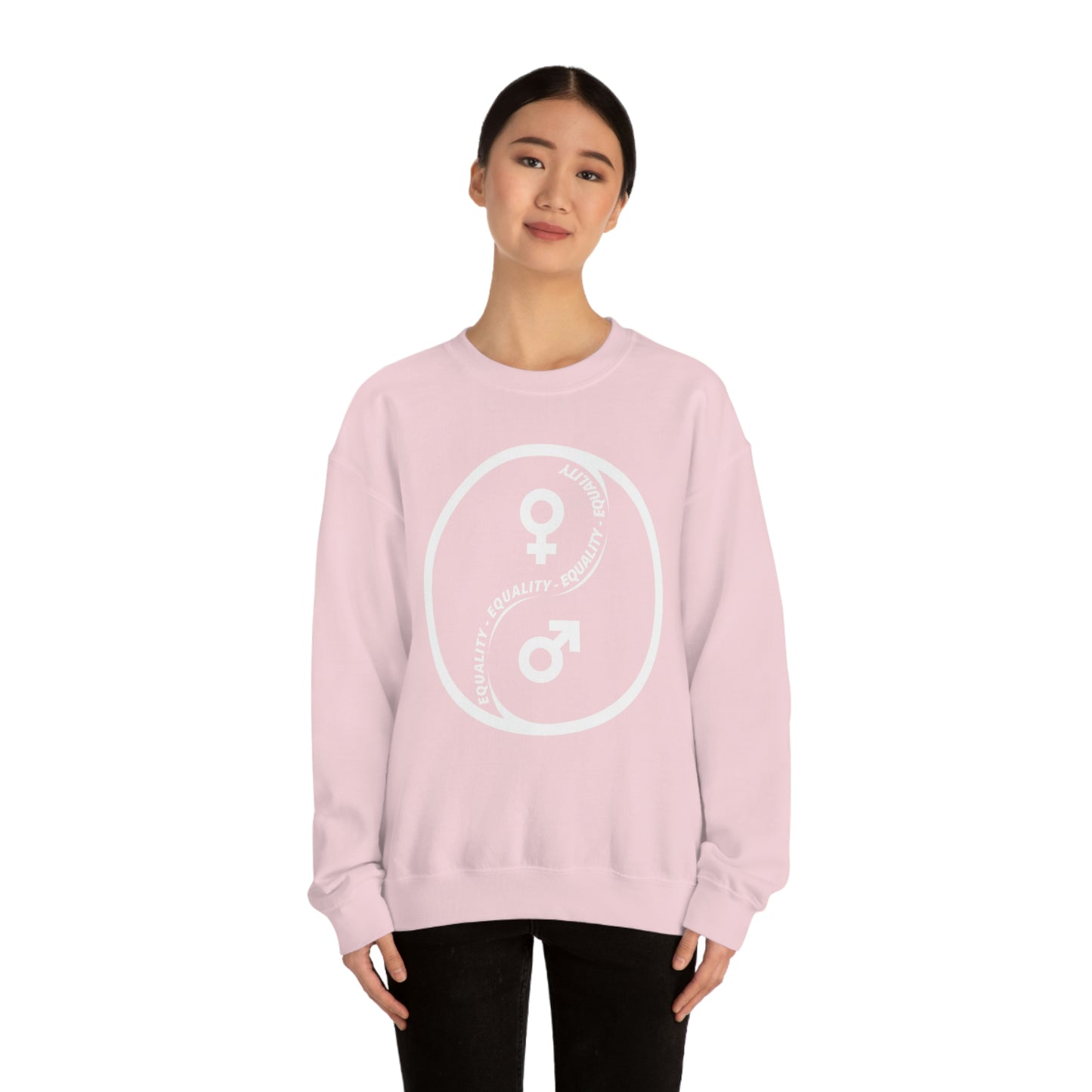 Yin Yang Equality - Gender Equality - Unisex Heavy Blend™ Crewneck Sweatshirt