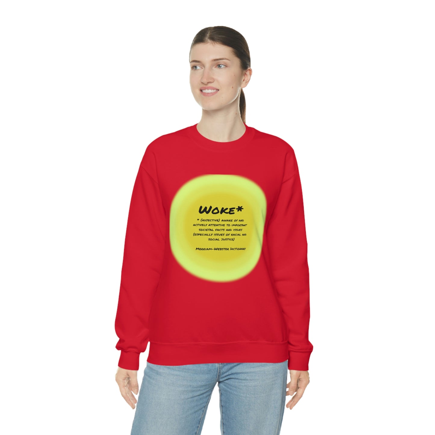 Woke Definition Unisex Heavy Blend™ Crewneck Sweatshirt