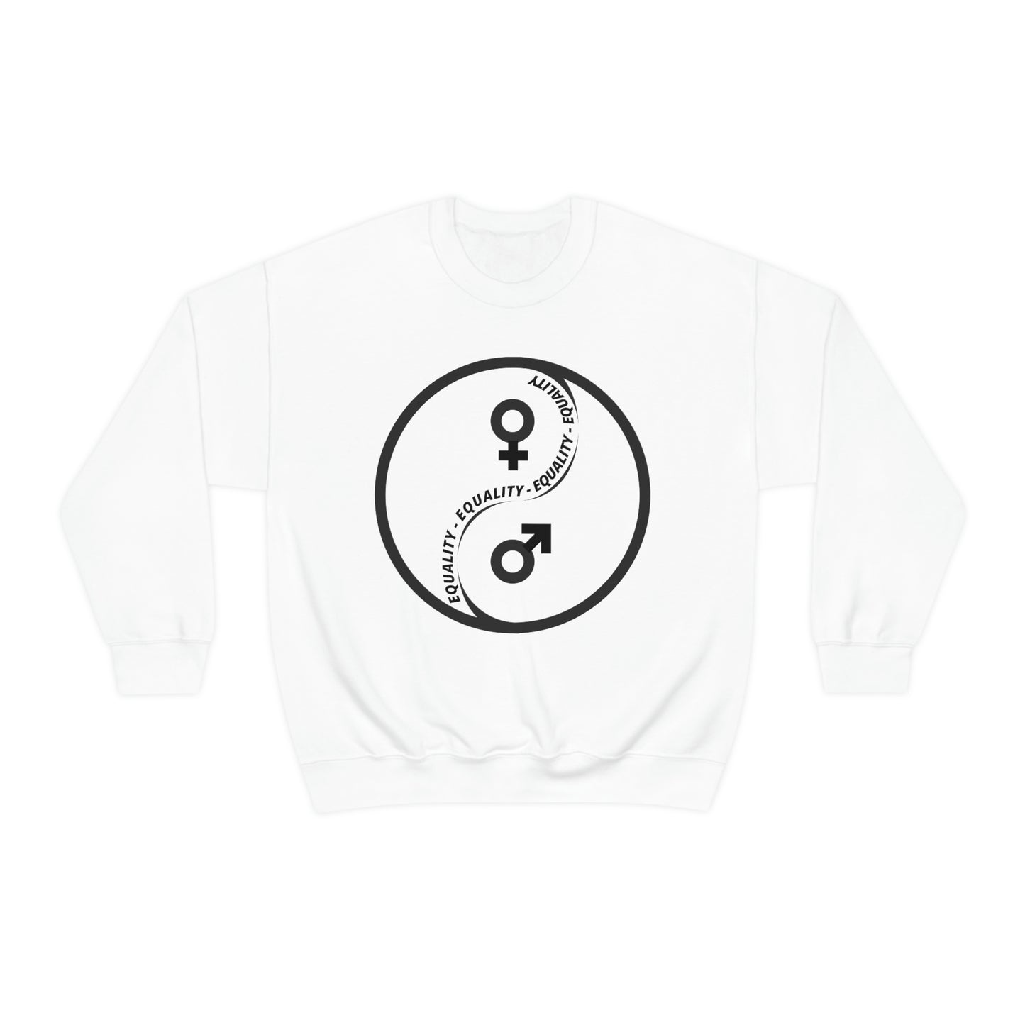 Yin Yang Equality - Gender Equality - Unisex Heavy Blend™ Crewneck Sweatshirt