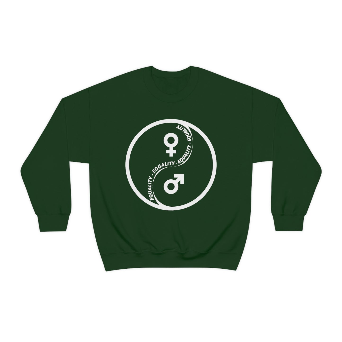 Yin Yang Equality - Gender Equality - Unisex Heavy Blend™ Crewneck Sweatshirt