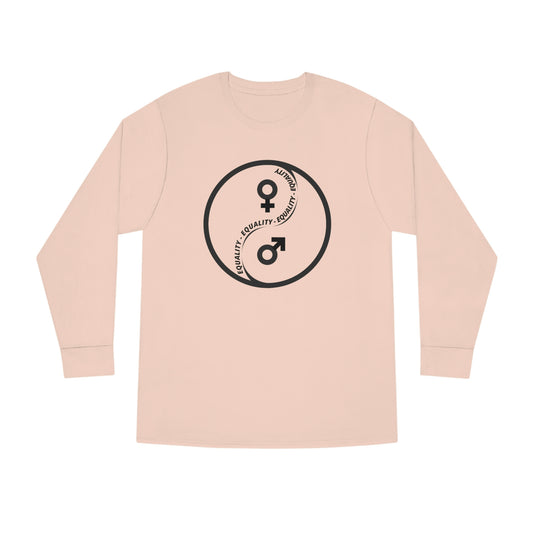 Yin Yang Equality - Gender Equality - Unisex Long Sleeve Crewneck Tee