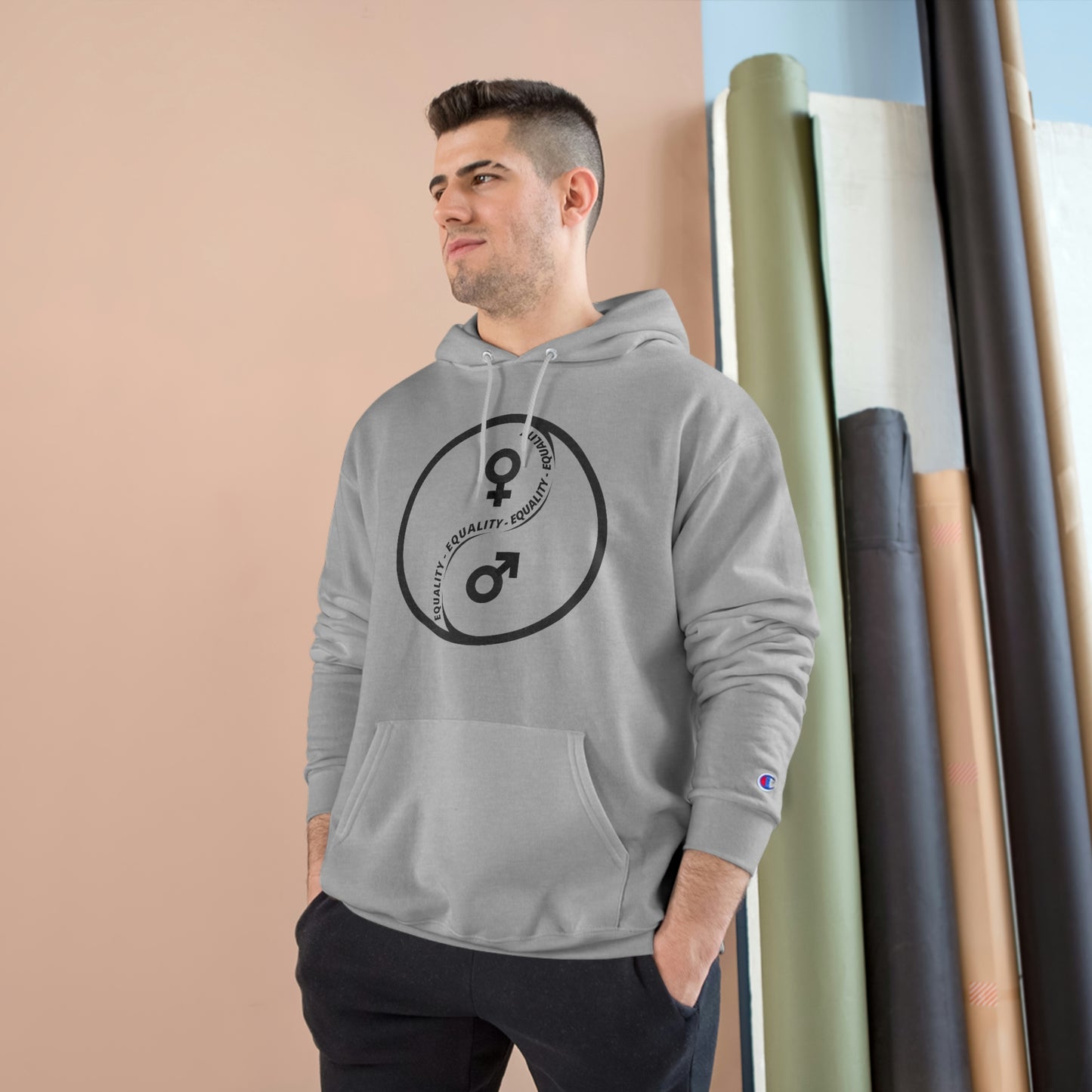 Yin Yang Equality - Gender Equality Men's - Champion Hoodie
