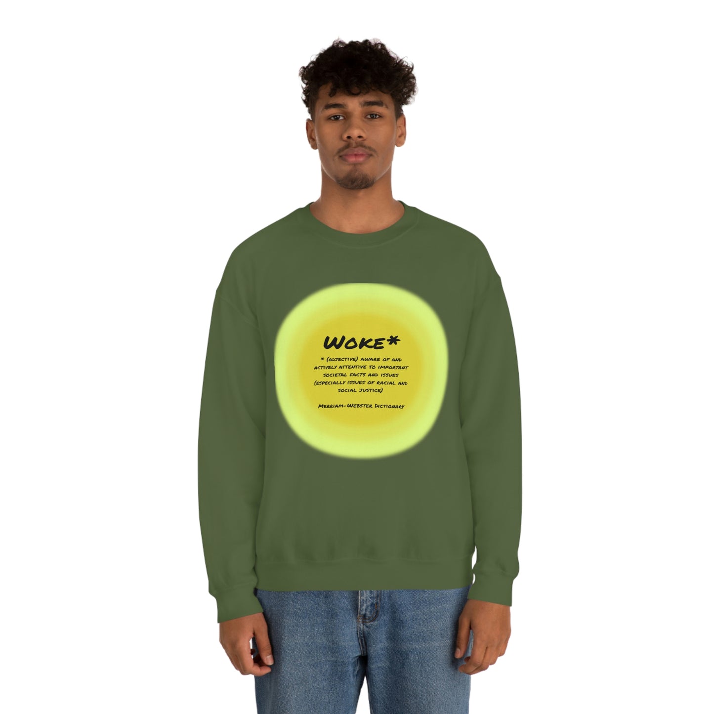 Woke Definition Unisex Heavy Blend™ Crewneck Sweatshirt