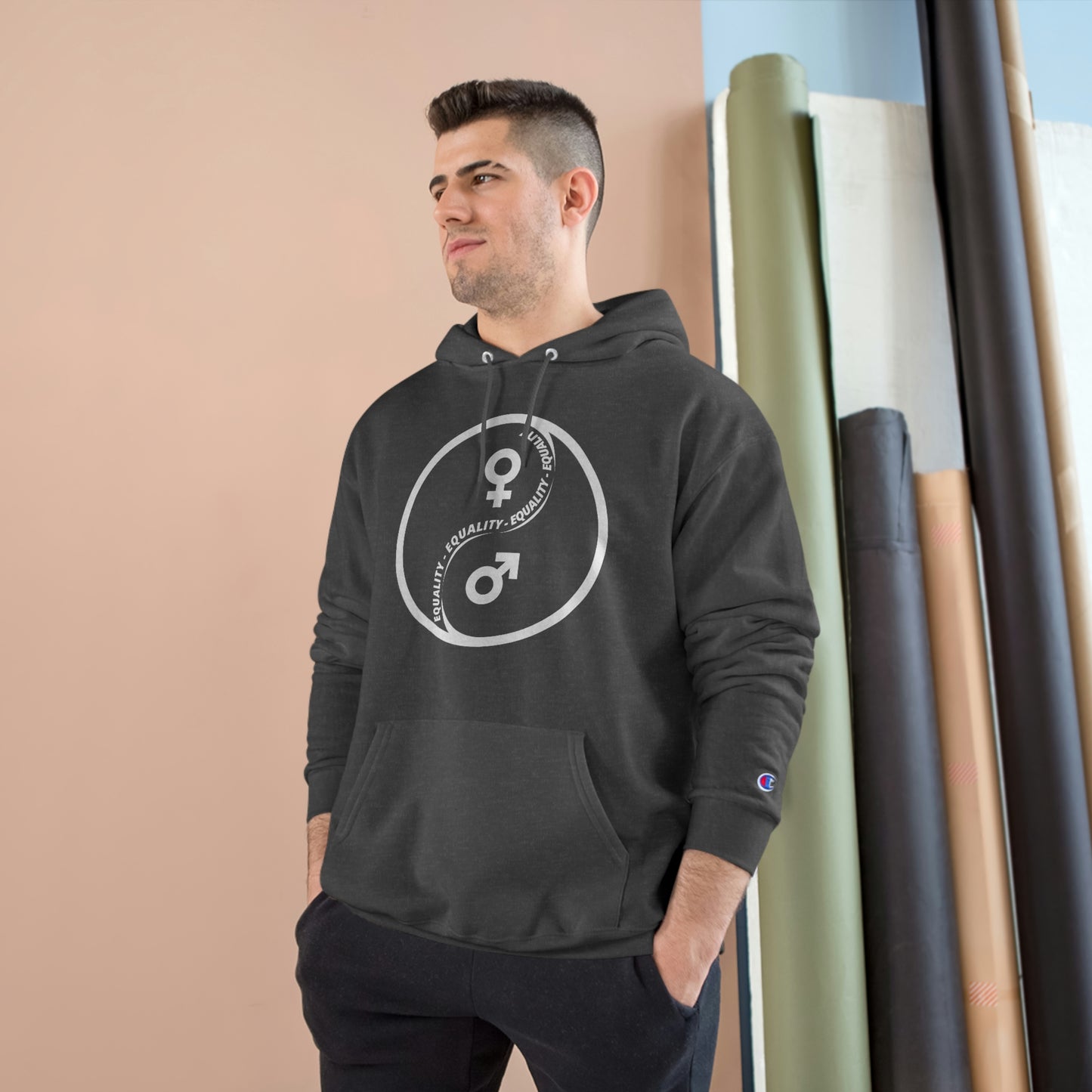 Yin Yang Equality - Gender Equality Men's - Champion Hoodie