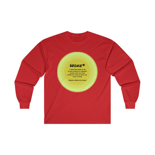 Woke Definition Unisex Sizes Ultra Cotton Long Sleeve Tee